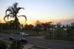 Office Balcony View @ Sunset